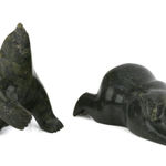 JACOB LOUIE (1903-1969) NUU-CHAH-NULTH (MOWACHAHT/MUCHALAHT), Model Totem Pole, c. 1920s or 1930s