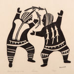 GOOTA ASHOONA (1967-) KINNGAIT (CAPE DORSET), Spirit with Hanging Janus-Face, 2000s