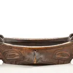 ELIZABETH NUTARAALUK AULATJUT (1914-1998) ARVIAT (ESKIMO POINT), Kayaker and Owl, c. late 1960s