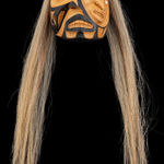 ABRAHAM NASTAPOKA (1900-1981) INUKJUAK (PORT HARRISON), Dog Head Bookends, 1960