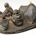 JACOB IRKOK (1937-2009) ARVIAT (ESKIMO POINT), Standing Caribou, c. late 1960s