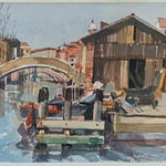 Geoffrey Humphries Boatyard at San Trovaso, Venice