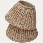 Flora Soames Daphne’s Feathers Rose Handsewn Gathered Empire Lamphade