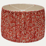 Clarence House Cannanore Coral Handsewn Pendant Lampshade