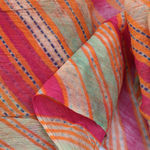 Vintage Rajasthan Leheriya Turban with Handmade Dyed Colours