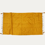 Sille Yellow Shawl with Tassels
