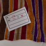 Vintage Ottoman Striped Textile with Tassels