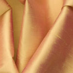 Douppion Peach Silk