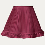 Douppion Jam Silk Scallop Lampshade