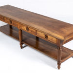 Large 19th Century French Walnut Drapers Table