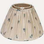 Decors Barbares Blue Polonaise Handsewn Gathered Lampshade