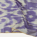 Vintage Uzbek Unusual Lilac Ikat
