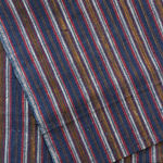 Vintage Turkish Striped Linen in Blue Red Yellow
