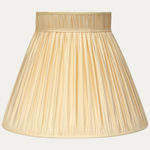 Douppion Cream Silk Collar Top Lampshade