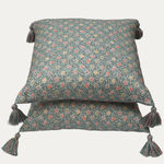 Robert Kime Hanataba Decorative Cushion with Tassels