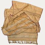 Vintage Golden Silk Shawl