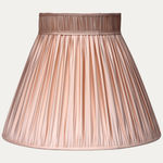 Douppion Flesh Silk Collar Top Lampshade