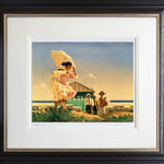 Jack Vettriano A Very Dangerous Beach Framed