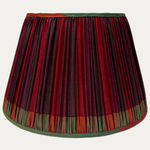 Multi-Coloured 100% Pure Silk Woven Vintage Sari Lampshade