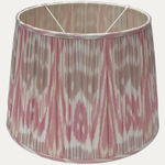 Robert Kime Andijan Pink Ikat Silk & Cotton Lampshade