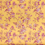 Avesnieres Flowers Canvas Yellow Raspberry