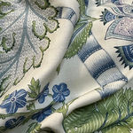 Kalamkari Lime Cornflower