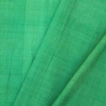 Striking Central Asian Vintage Woven Green Silk
