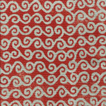 Cloud Scroll Negative Cayenne