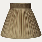 Douppion Cedar Silk Collar Top Lampshade