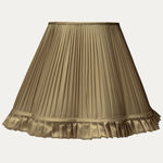 Douppion Cedar Silk Scallop Lampshade
