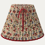 Floren x Gaëlle Langston Decors Barbares Natacha Concertina Lampshade with Samuel and Sons Trim