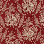 Halte De Chasse Fond Rouge