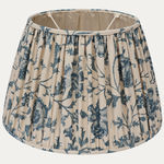 Namay Samay Godavari Indigo Handsewn Gathered Lampshade