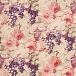 Rosevine Purple Pink On Beige