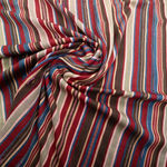 Antique Anatolian Striped Silk Textile