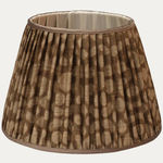 Beautiful Arjumand Day Screen Linen Voile Fabric Lampshade with Silk Lining