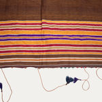Vintage Ottoman Striped Textile with Tassels