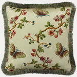 Pierre Frey Papillons moiré Decorative Cushion with Brush Trim