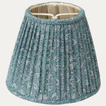 Aleta Paola Blue Handsewn Candle Clip Lampshade