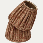 Fortuny Mayan Fawn & Silvery Gold Hand-Sewn Lampshade