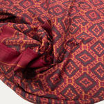 Vintage Indonesian Geometric Silk Textile