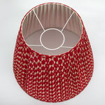 Stunning Red Vintage Sari Lampshade