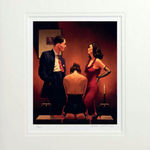 Jack Vettriano Scarlet Ribbons Mounted