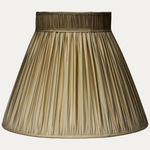 Douppion Almond Silk Collar Top Lampshade