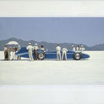 Jack Vettriano Bluebird at Bonneville Mounted