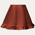 Douppion Tabasco Silk Scallop Lampshade