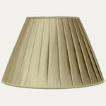 Douppion Celery Silk Box Pleated Lampshade