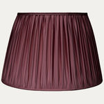 Douppion Claret Silk Pembroke Lampshade
