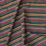Uzbek Striped Floss Silk