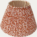 Sibyl Colefax & John Fowler Seaweed Orange on Cotton Lampshade